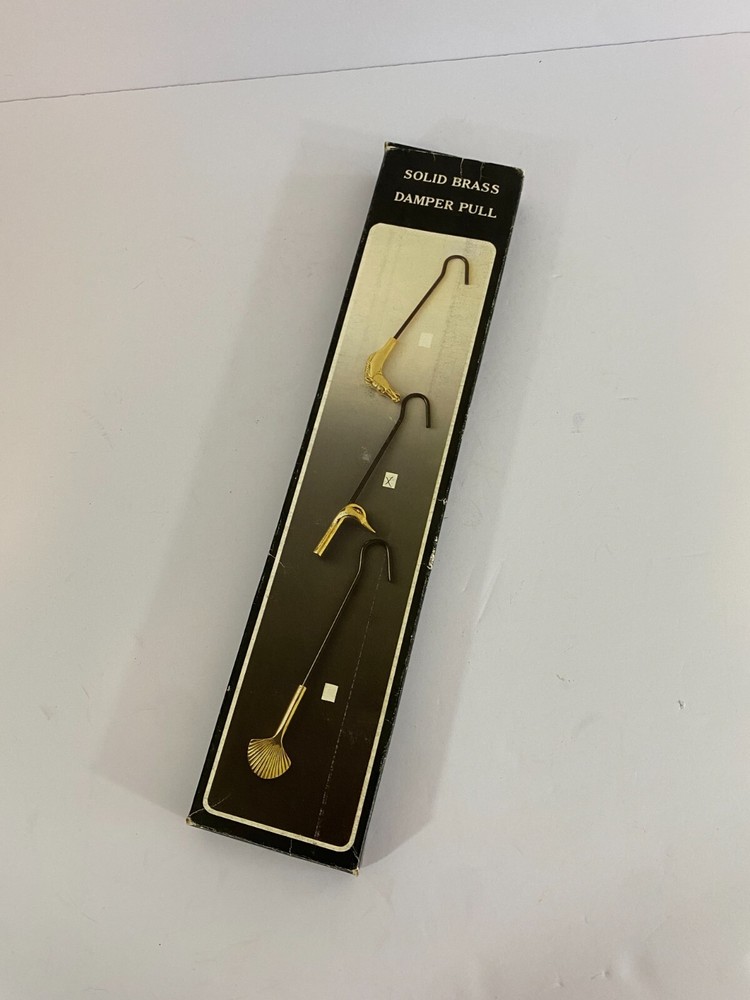 Vintage Solid Brass Duck Head Damper Pull
