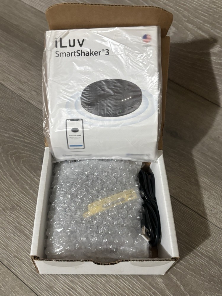 iLuv Smartshaker 3, Vibration Bed Shaker Alarm, Bluetooth, Dexcom, Apple/Android