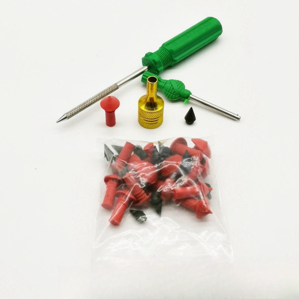 Car Motorcycle Bike Emergency Heavy Duty Tubeless Tire Puncture Repair Kit Tire
