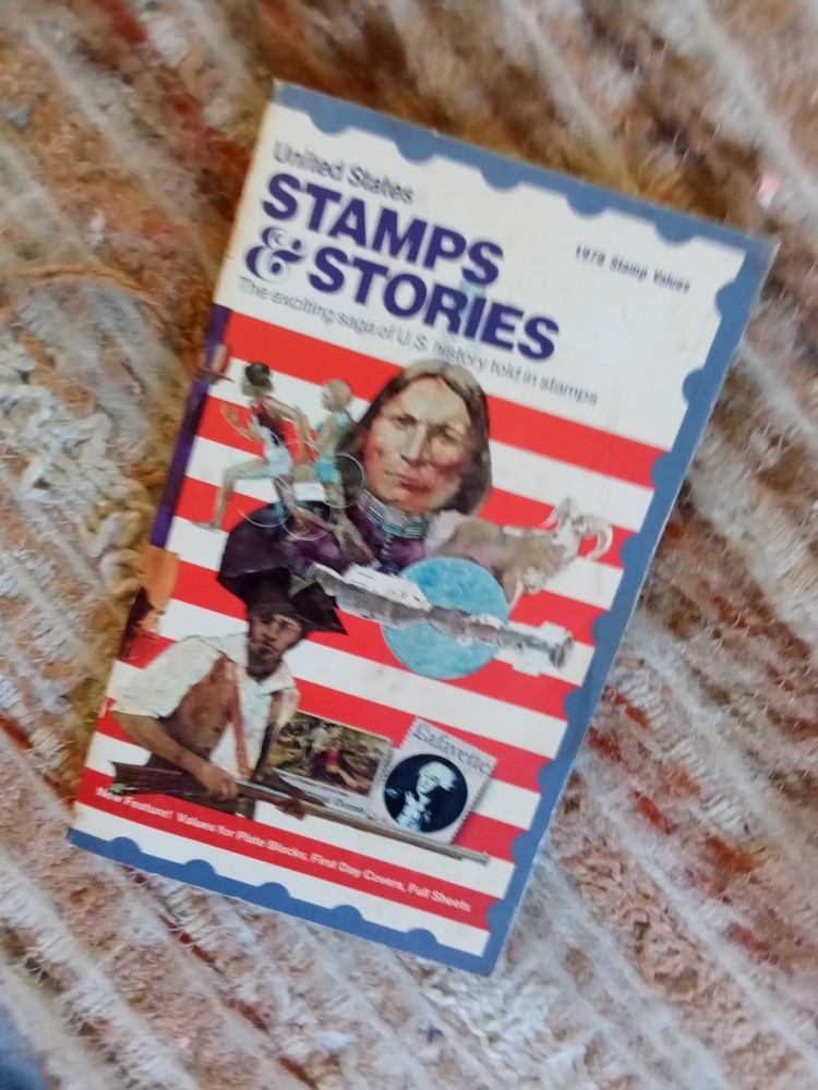 UNITED STATES STAMPS & STORIES with 1978 STAMP VALUES -paperback