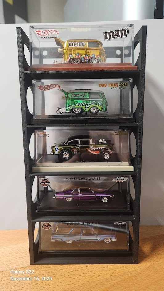 Hot Wheels RLC or M2 Case display Rack