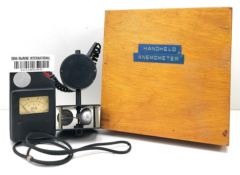 VEB Handheld Anemometer Analog Meter 872496
