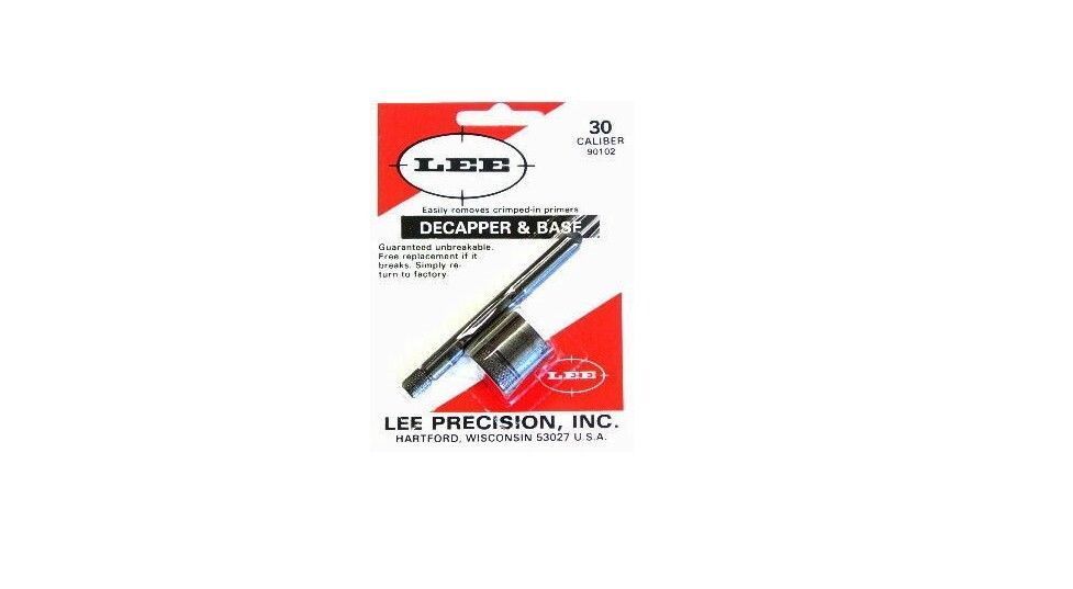 LEE 90102 Decapper & Base 30 Caliber 90102