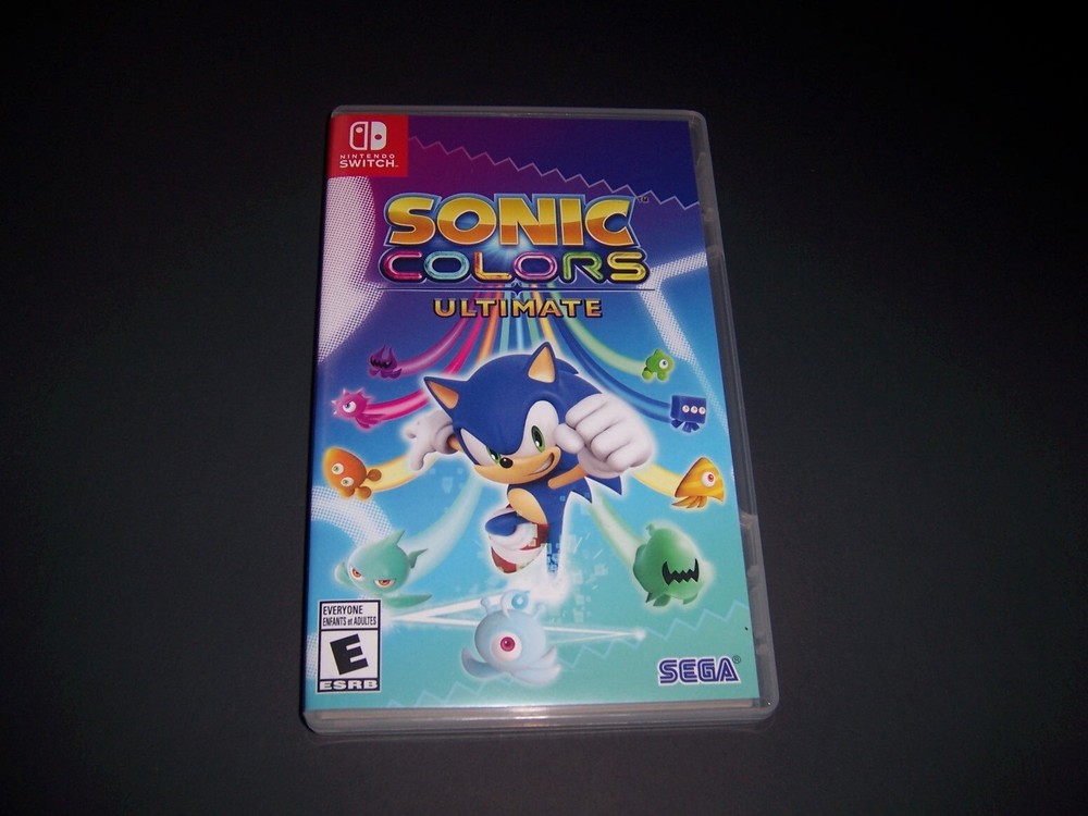 Authentic Replacement Case ONLY - SONIC COLORS ULTIMATE - Nintendo Switch Box