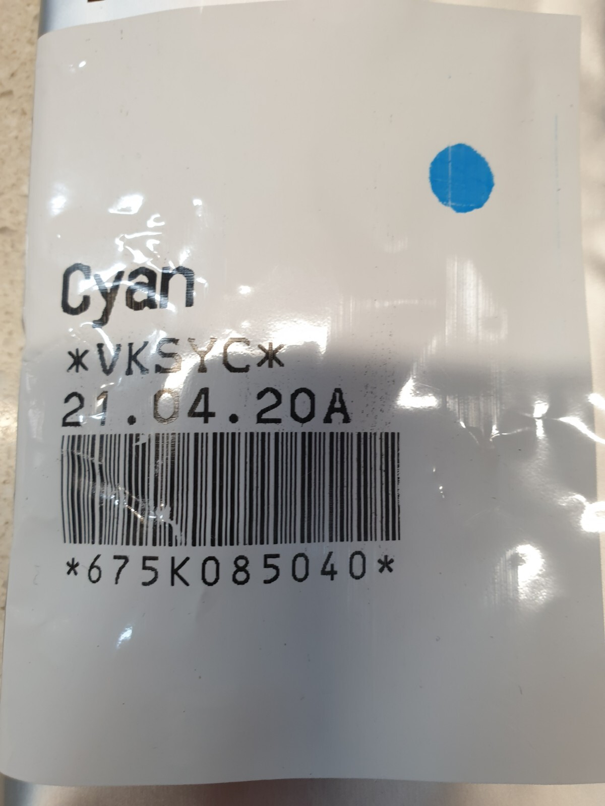 Genuine Xerox 675K085040 Cyan Developer Powder for Varies Models Below
