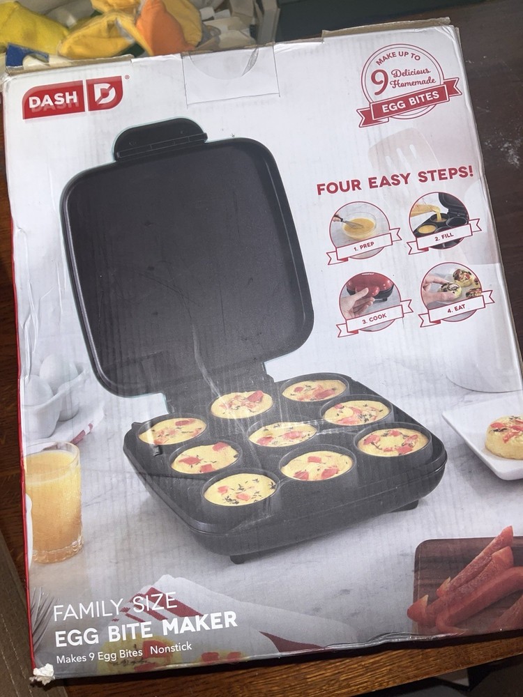 Dash Family-Size Egg Bite Maker (makes 9 egg bites)