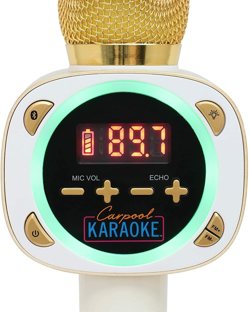 The Singing Machine CPK545 Wireless Bluetooth Microphone Carpool Karaoke Machine