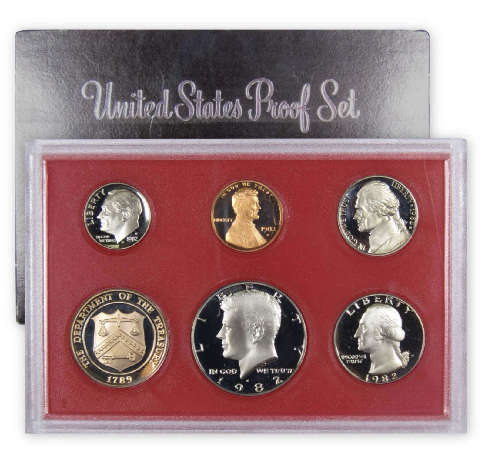1982 Clad Proof Set U.S. Mint Original Government Packaging OGP