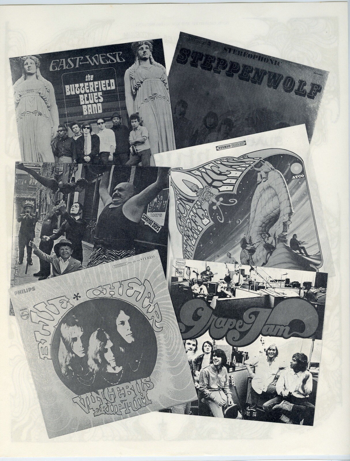 1968 THE DOORS Seattle Center Arena Concert Handbill PINK FLOYD EaglesAuditorium