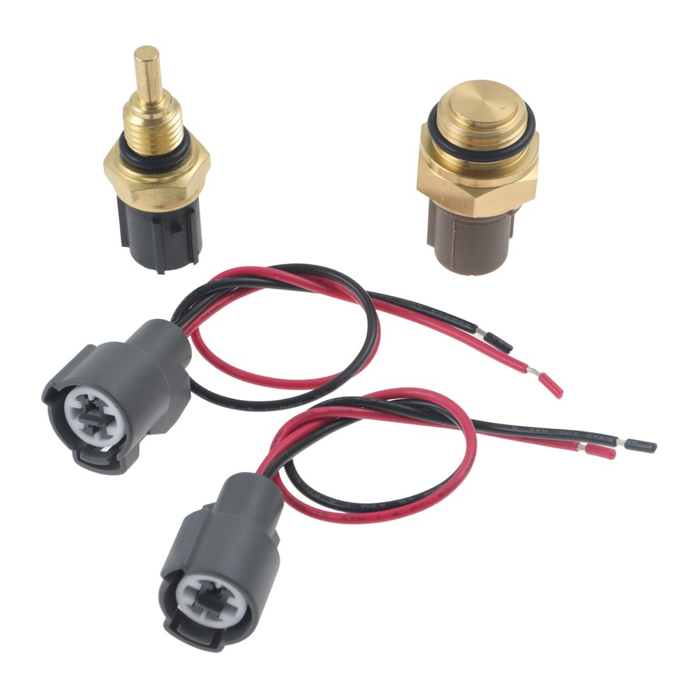 Cooling Fan Control Switch & Coolant Temperature Sensor w/ Wire Plug for CR-V