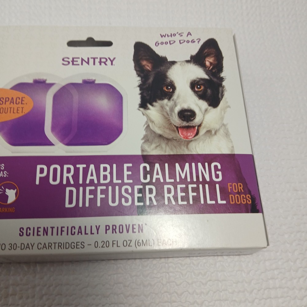 Sentry Portable Calming Diffuser Refill for dogs.