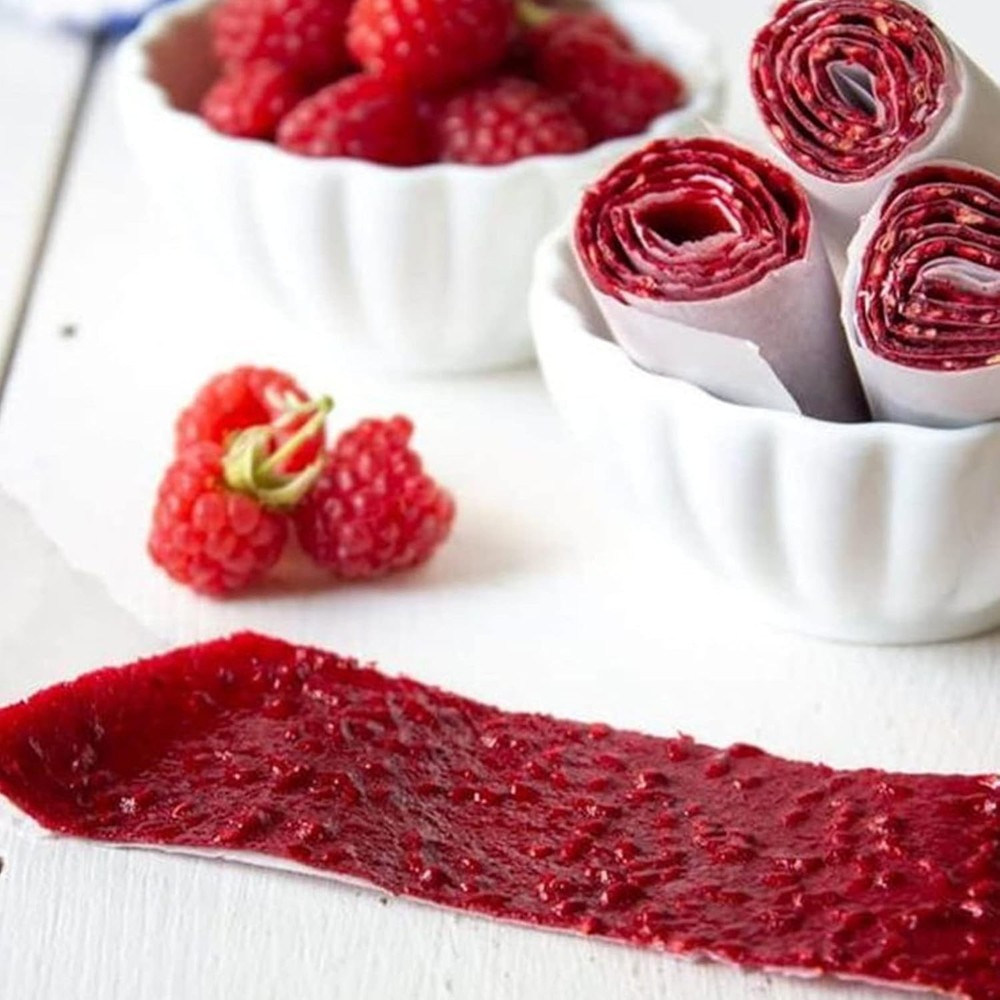 6 Pack Fruit Roll Sheets, Round Plastic Dehydrator Sheets with Edge