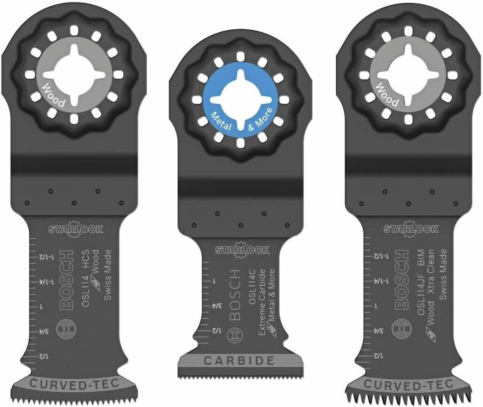 Bosch Starlock Oscillating Multi-Tool Accessory Blade Set (3-Piece)