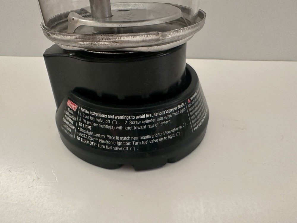 Coleman Propane Lantern 5155B With Hardshell Carry Case with handle