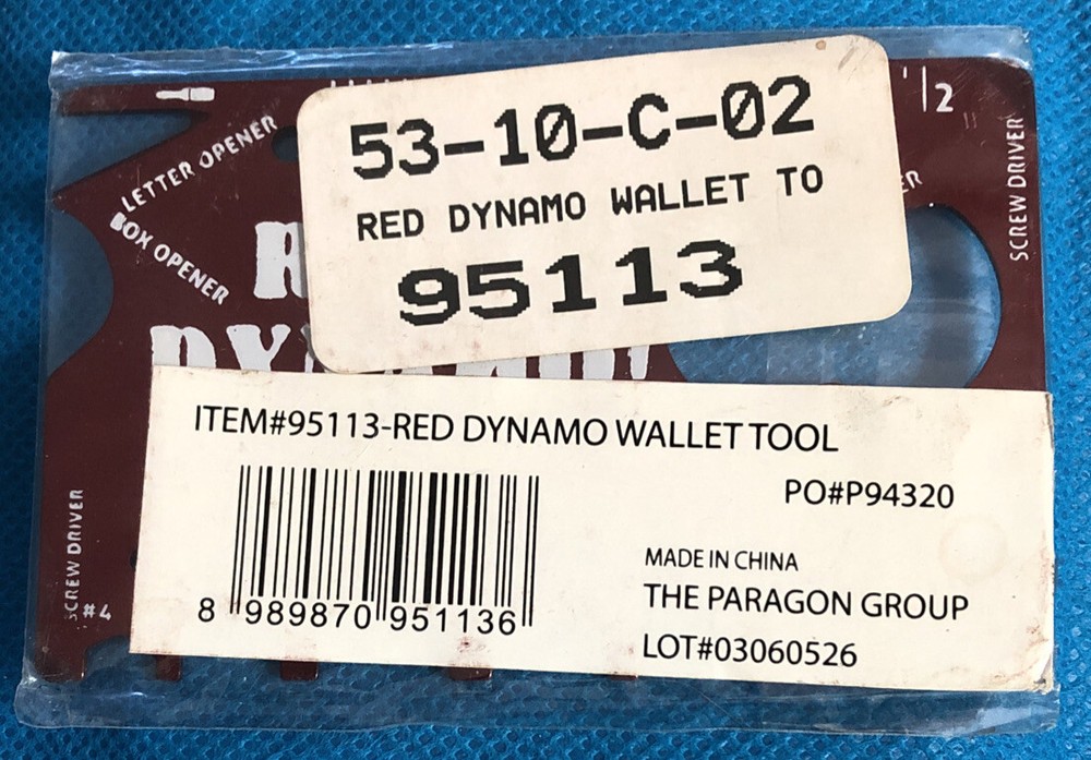 Red Dynamo! Wallet Tool. NIP