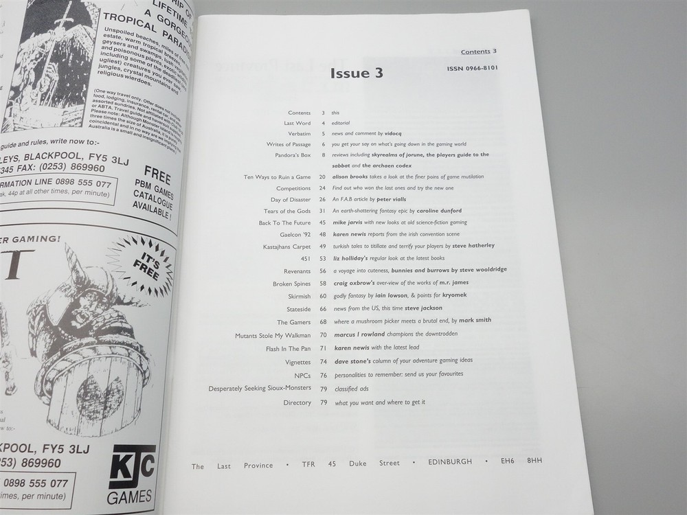 The Last Province: Issue 3