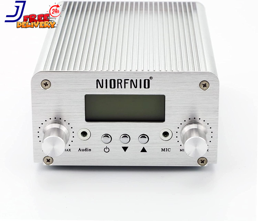 NIORFNIO 15W Fm Transmitter Bluetooth Wireless Stereo Broadcasting Range 87-108m