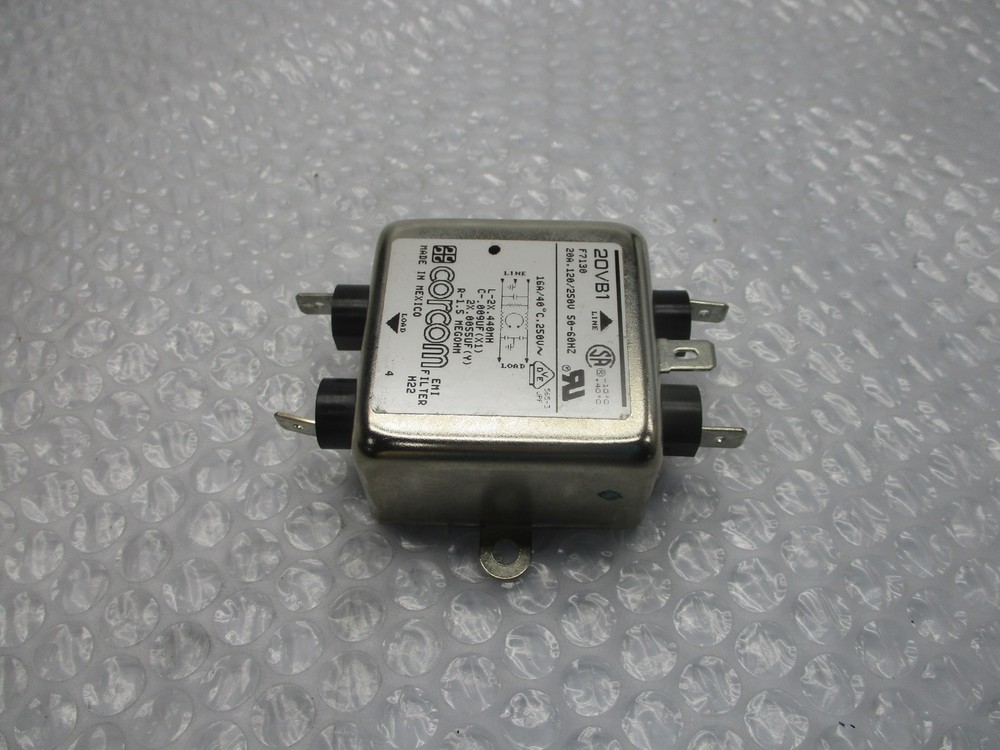 CORCOM 20VB1 F7130 POWER LINE FILTER NSNP