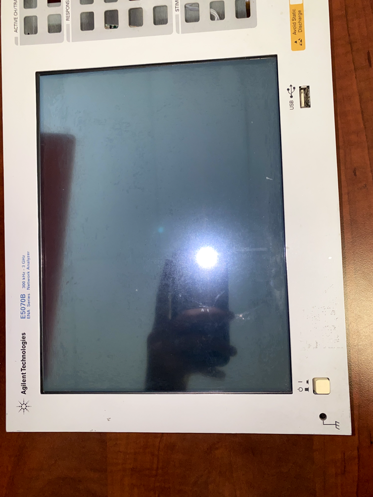 Agilent E5070B Front Display Panel *AS SHOWN/ AS IS*