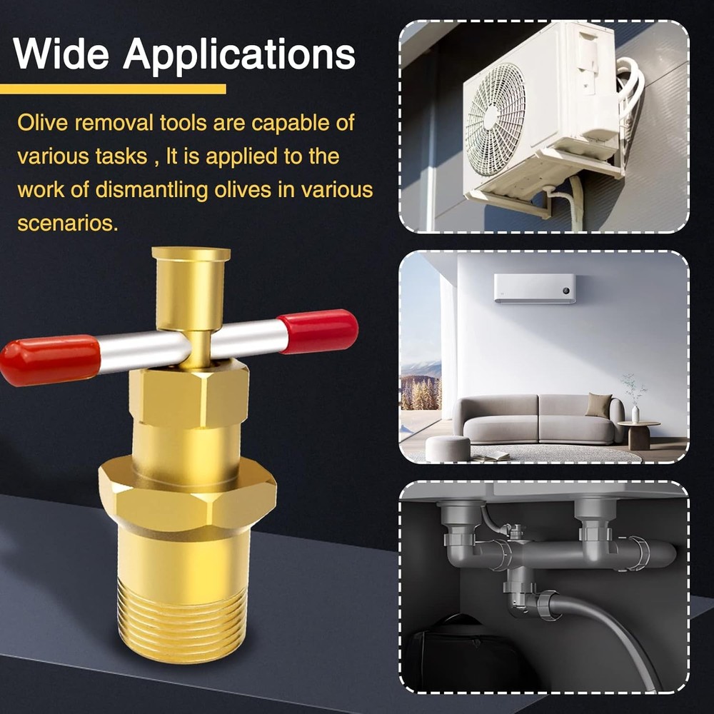 Olive Ring Removal Tool Compression Valve Removal Tool for Copper Olive Puller w