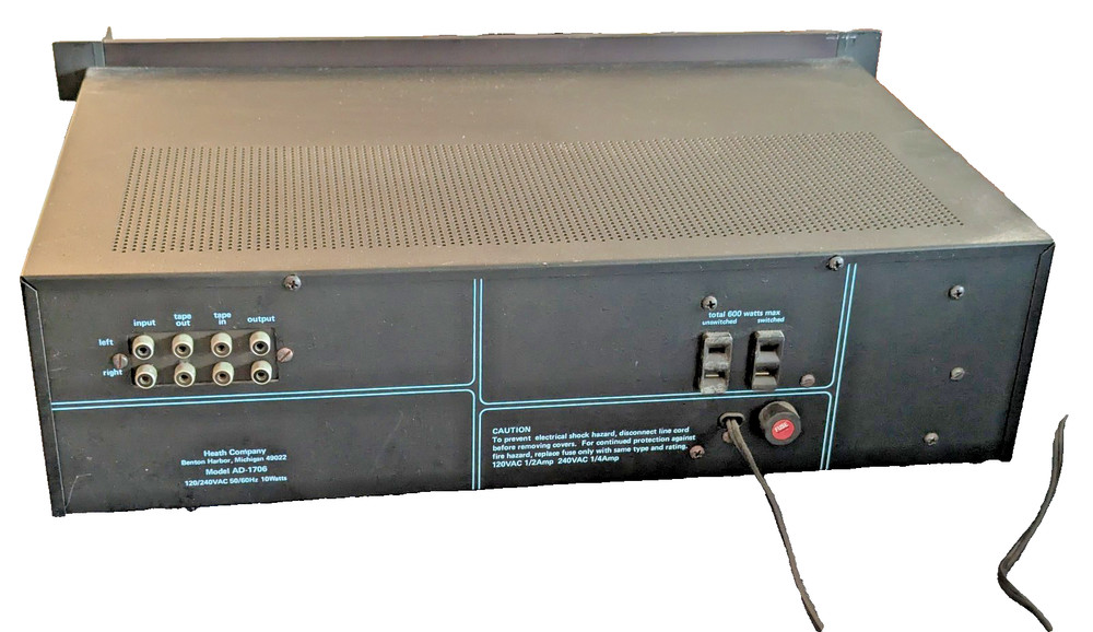 HEATHKIT AD 1706 Active Audio Processor - TESTED, WORKS