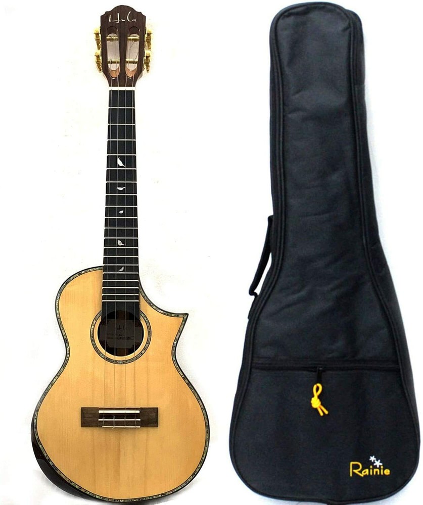 High End All Solid 26'' Tenor Ukulele Top Solid Spruce and Back Rosewood Ukelele