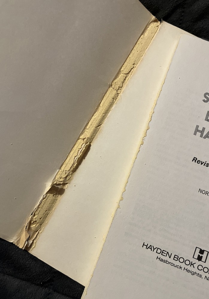 Shortwave Listeners Handbook 2nd Edition Norman Fallon. Binding Unglued