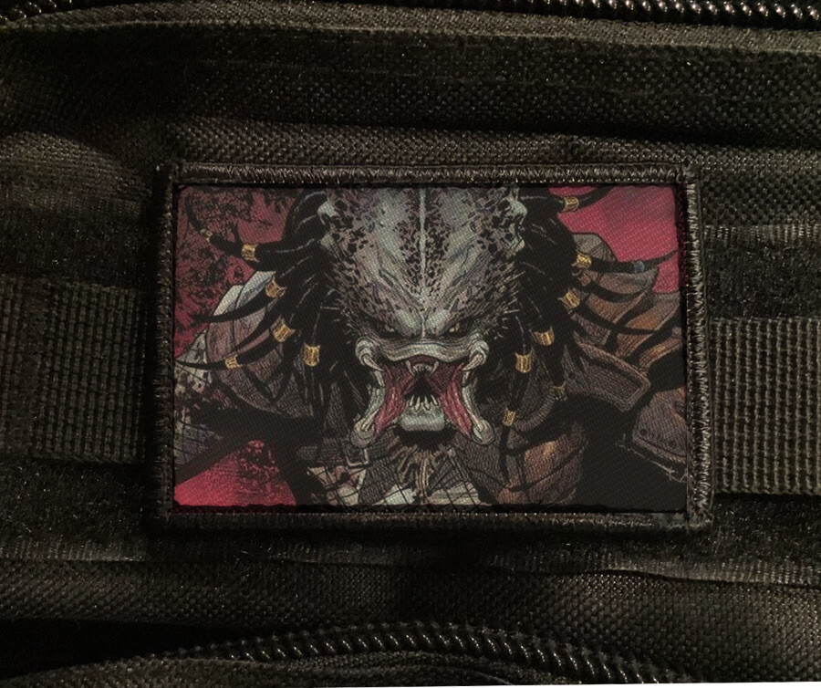 Predator Scream Hunter Patch Alien Sew on [sub]