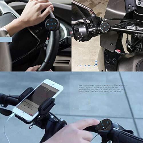 Universal Wireless Steering Wheel Control Remote Button Support Bluetooth