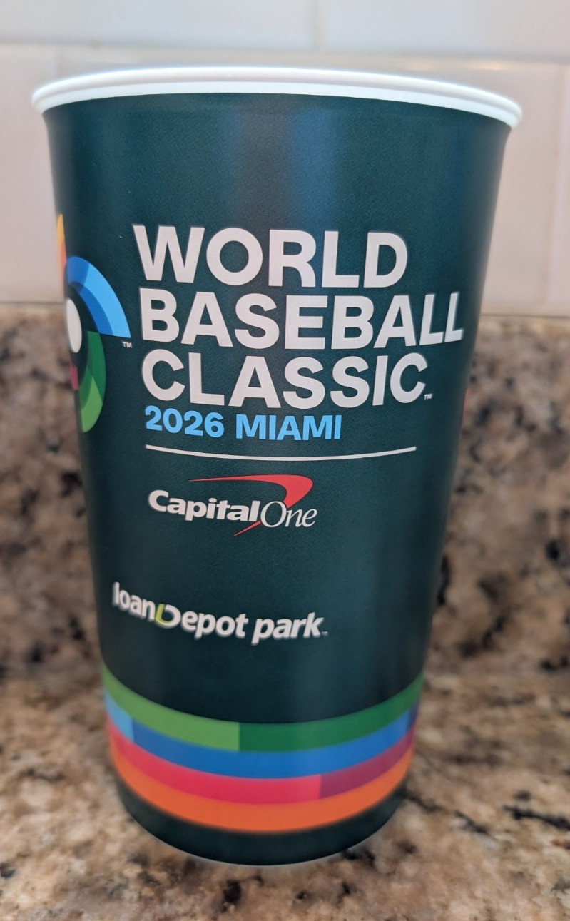 2026 WBC - World Baseball Classic - Miami - Souvenir Beverage Cup