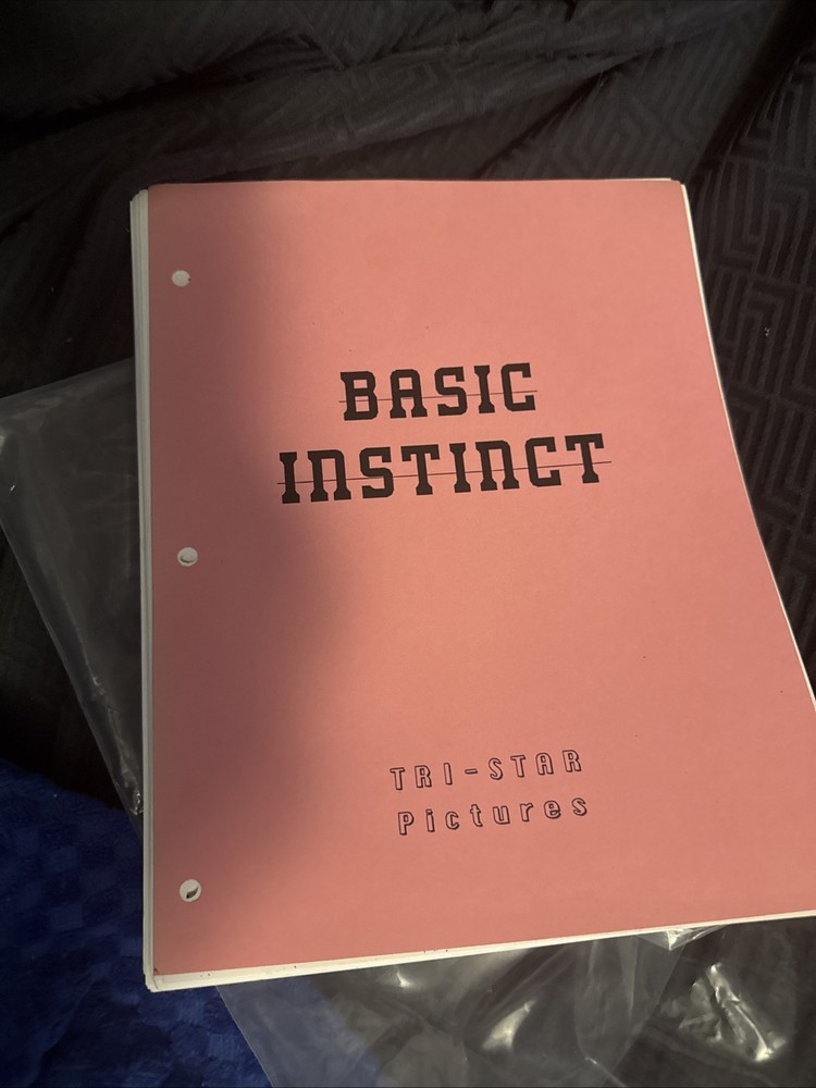 Screenplay From Basic Instinct Movie 1992