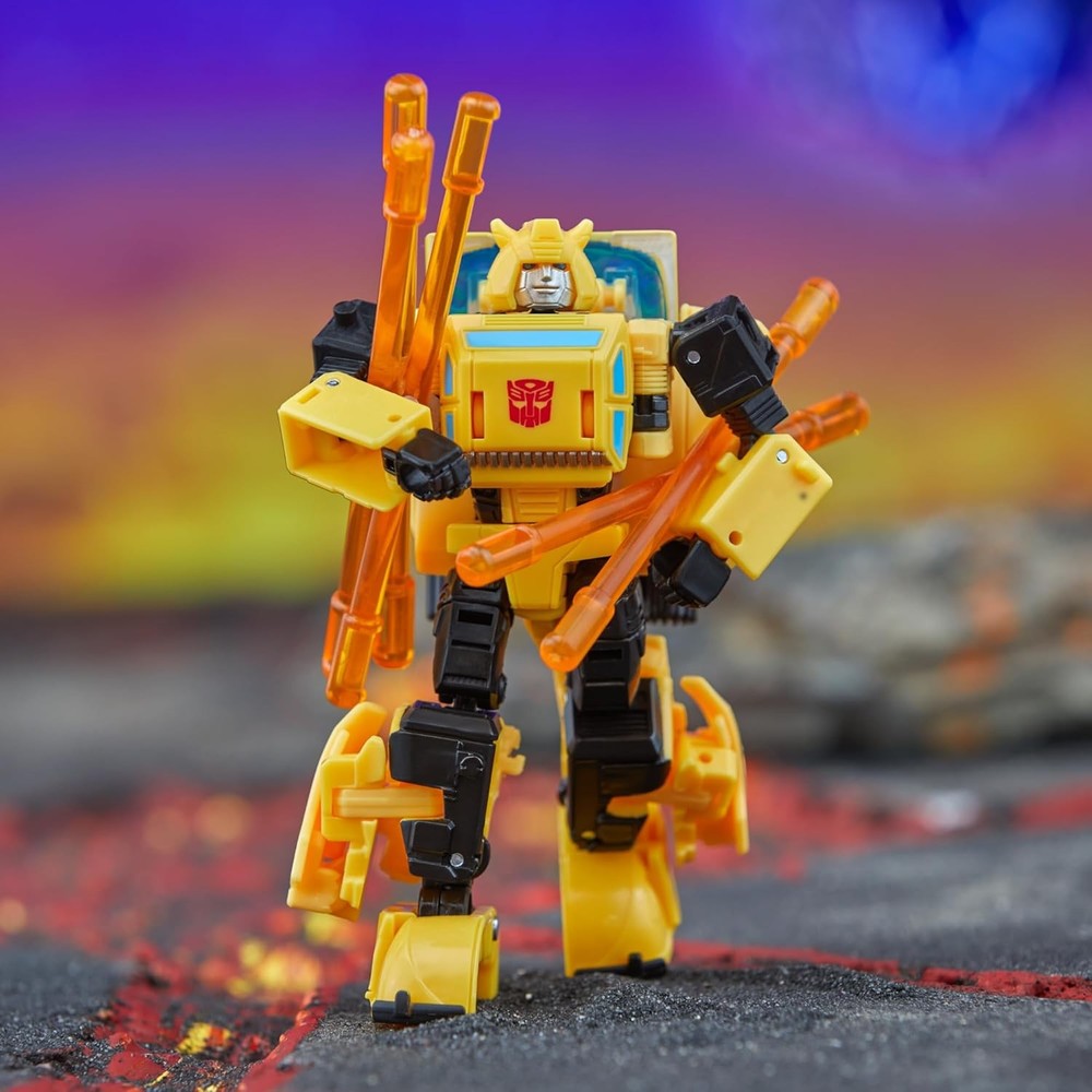 Transformers Legacy Deluxe Class Origin Bumblebee 5.5-inch Converting Action...