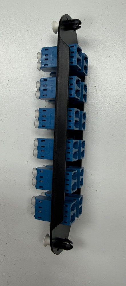 Corning CCH-CP24-A9 Patch Panel, 12 LC Duplex OS2 Singlemode Adapters