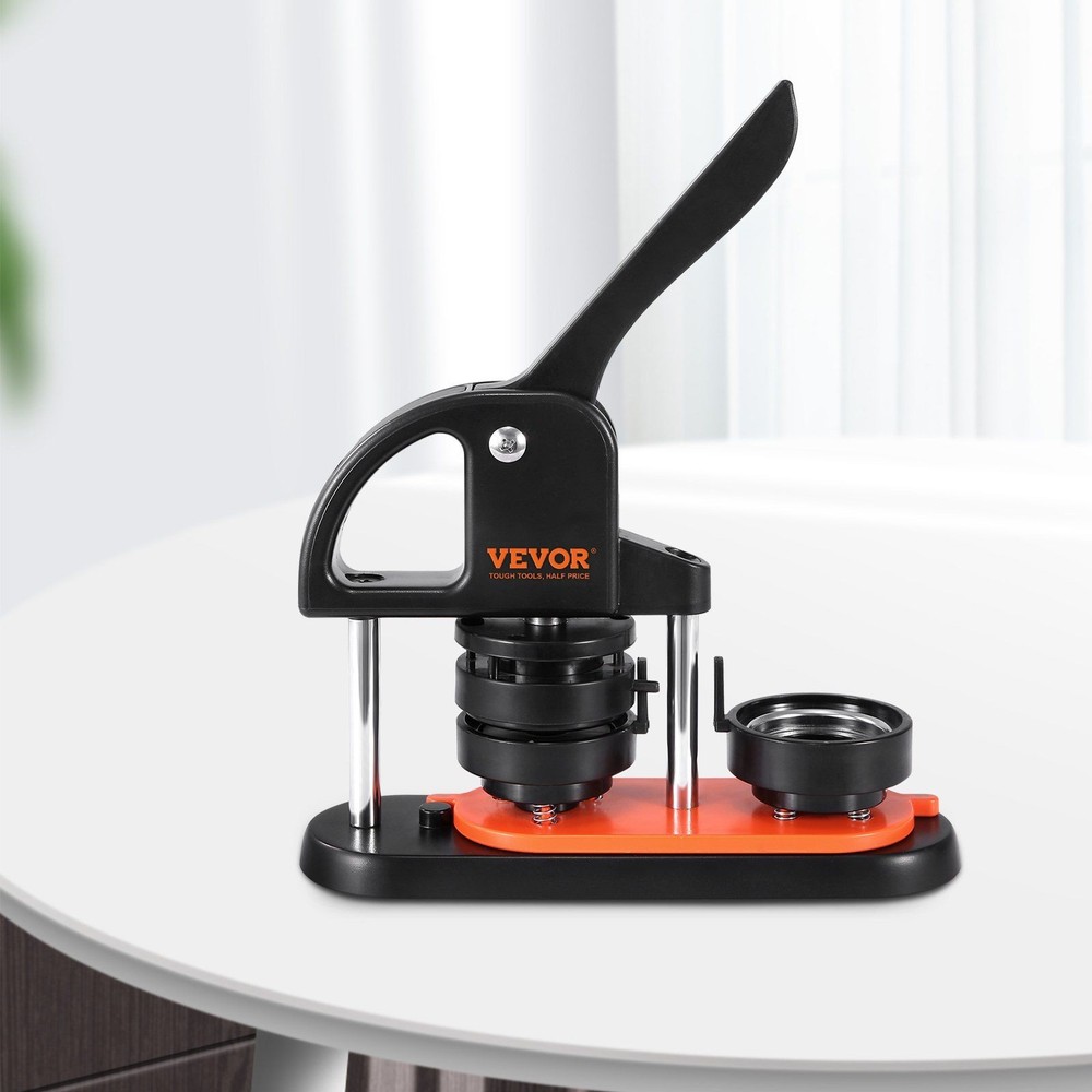 2.28 inch Fun Button Press 58mm with 100 Components Ergonomic Handle Maker Kit