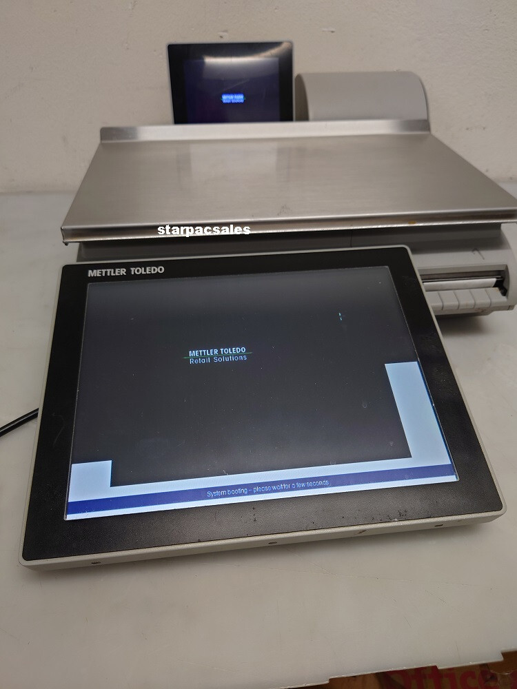 Mettler Toledo UCCW Deli Bakery Produce Touch Screen Scale Software Error Issues