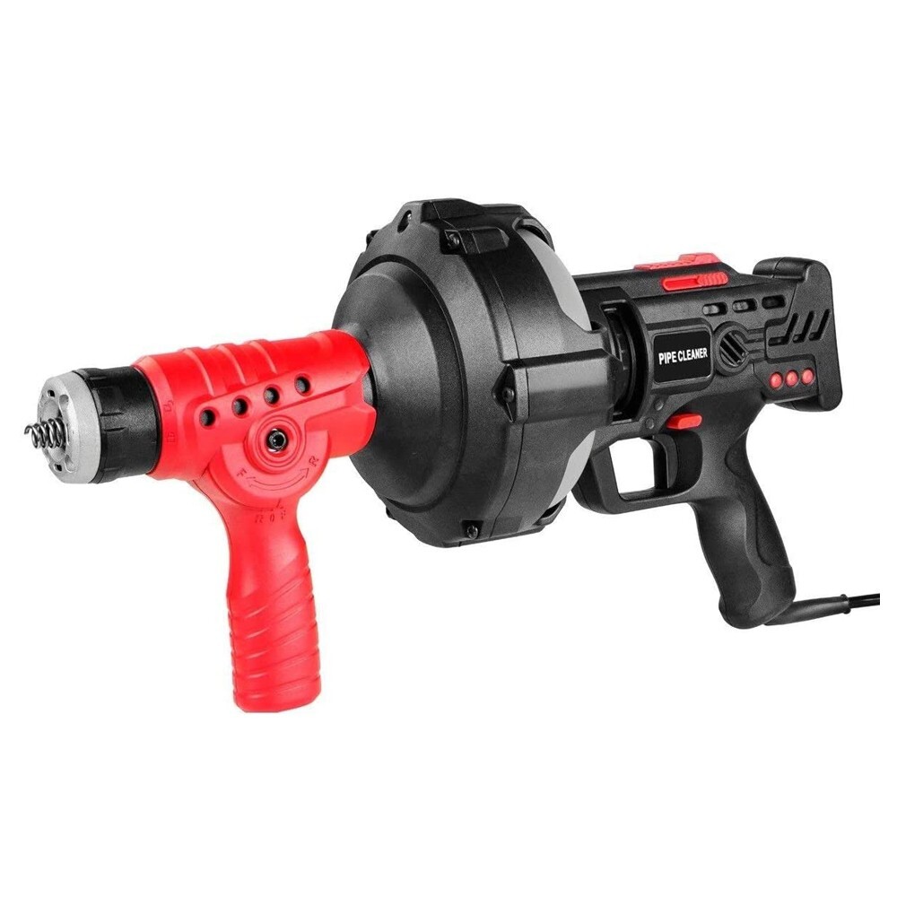 Electric Drain Auger  Auto-feed Drain Cleaning with 25 Ft/7m Replaceable Cable