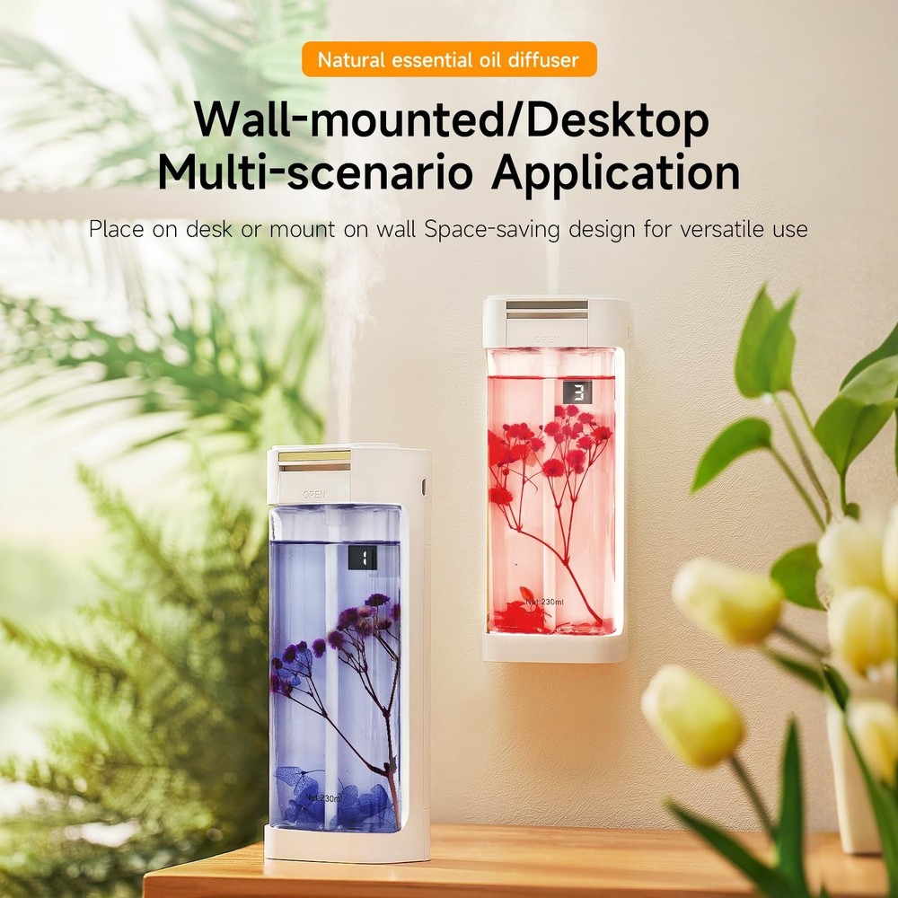Smart Home Fragrance Diffuser - Waterless Aromatherapy Essential Oil Diffuser...
