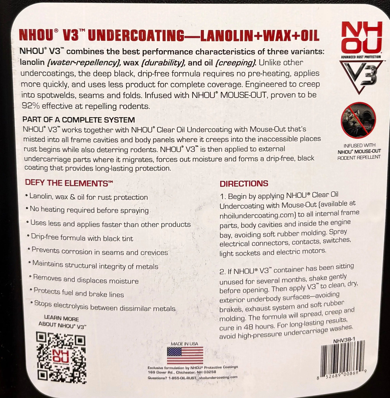 Complete NHOU V3 Black Pro Undercoating Gun – 2 Wand Kit (3 B Quart Bottles)