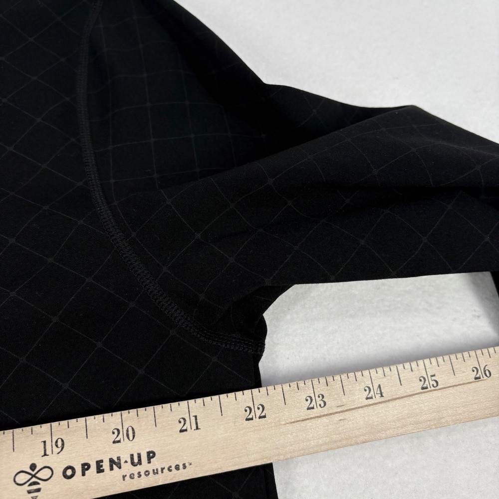 BYLT Elite+ Fairway DropCut Pullover Mens L Black Diamond Grid Snap Placket Golf