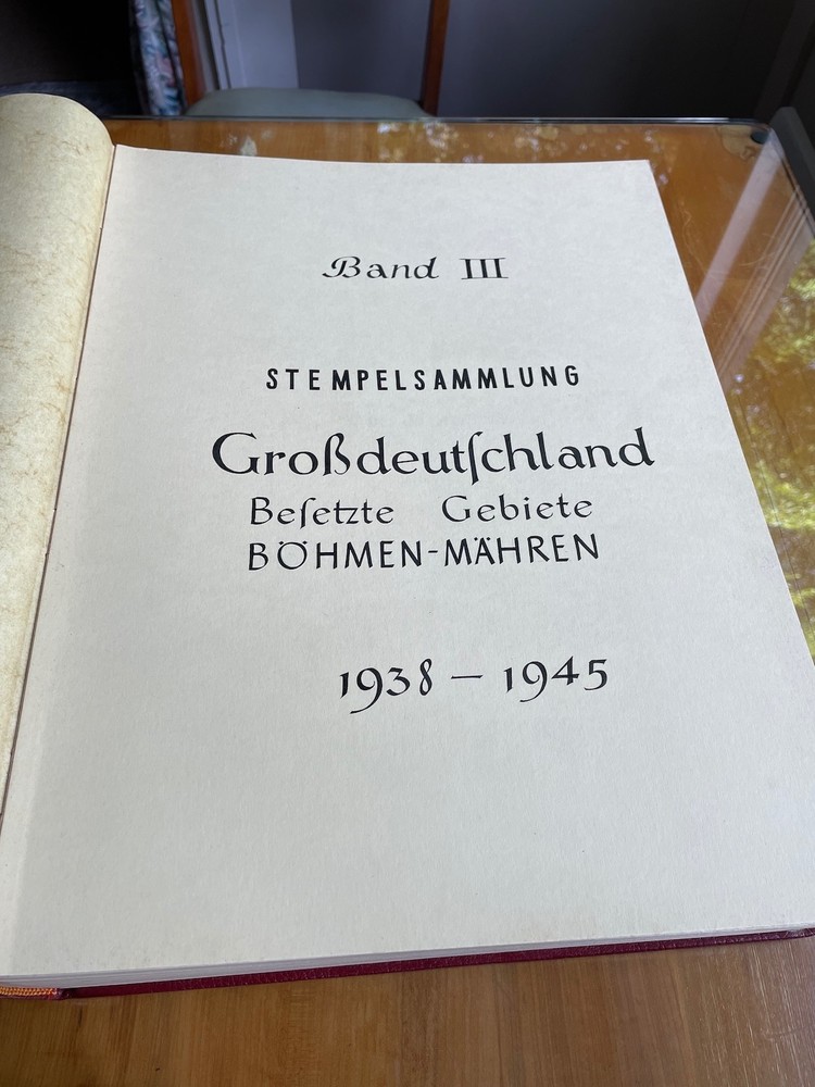 MASSIVE THIRD REICH PHILATELIC ALBUMS - "Stempelsammlung Großdeutschland"