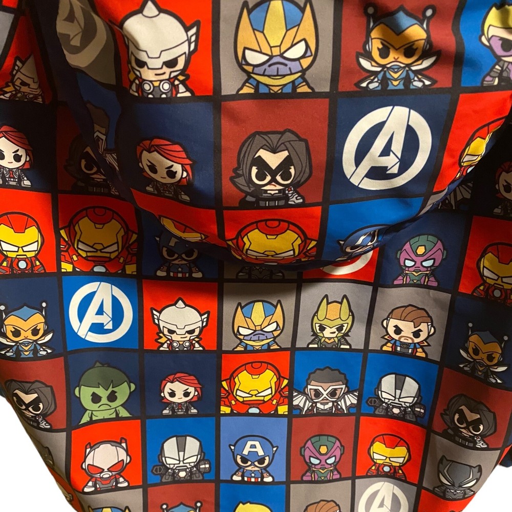 RARE Disney Store Marvel Avengers Packable Raincoat 9/10 Jacket Coat Backpack