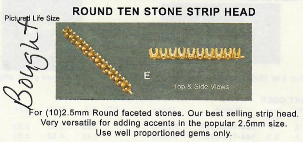 Strip Heads - Jewelry Component - Sterling Silver 925 - 33pcs