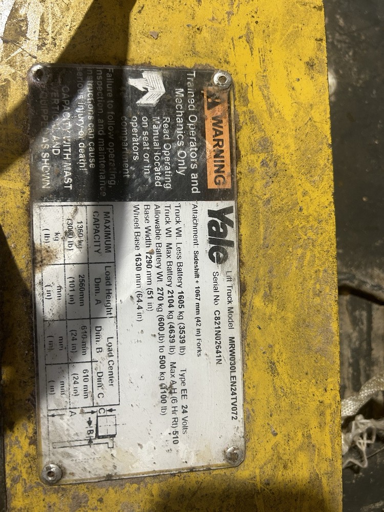 Yale Walkie Stacker