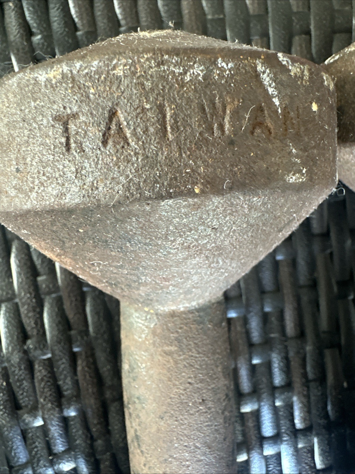 Vintage Pair of 10lb Dumbbells Rare Globe Bun 20lb Total Made In Taiwan