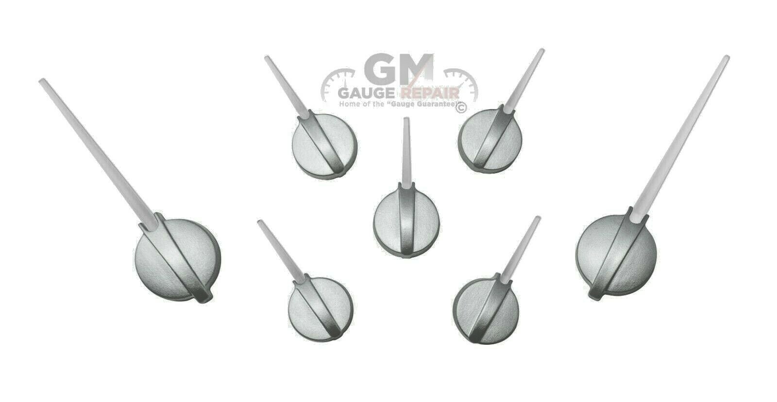 Speedometer Gauge Cluster Needle Set GM 2003-2013 Satin and White Pointer Custom