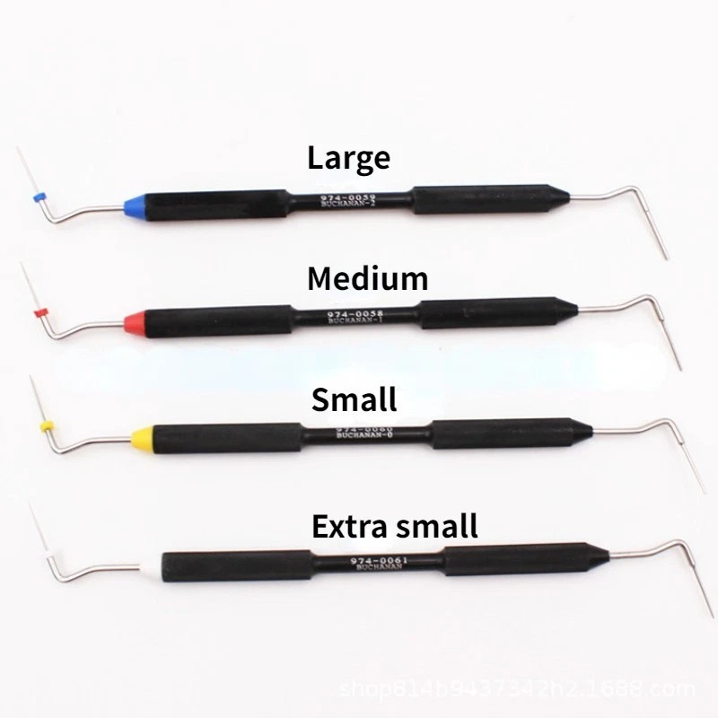 4Pcs Dental Root Canal Endo Hand Plugger Fill Instrument Vertical Pressure Devic