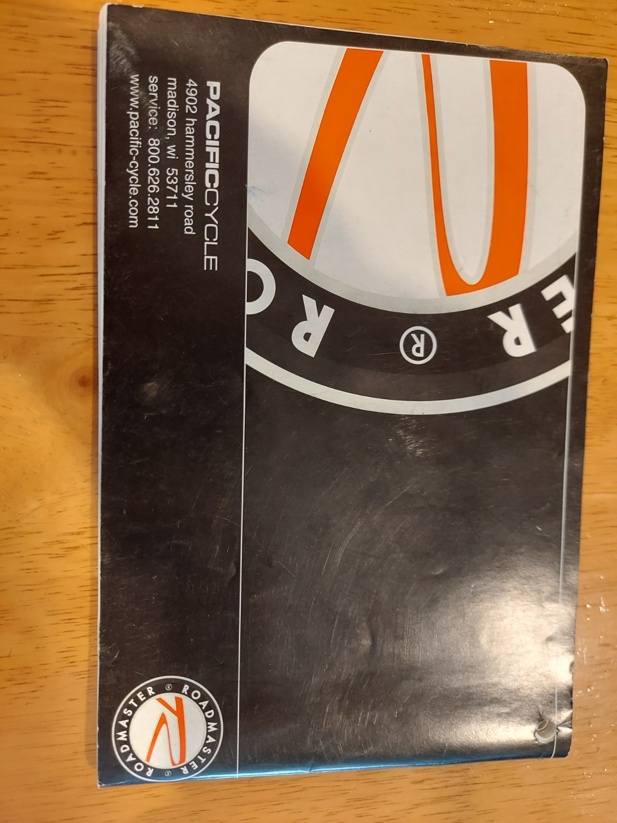 Roadmaster Pacific Cycle Bicycle Owner's Manual and Guide 2003