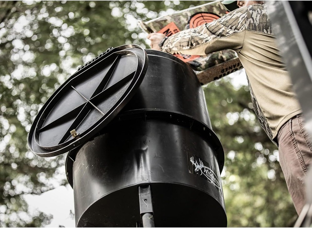 WILDGAME INNOVATIONS Quick-Set 270 lb Game Feeder with Digital Timer | Durable
