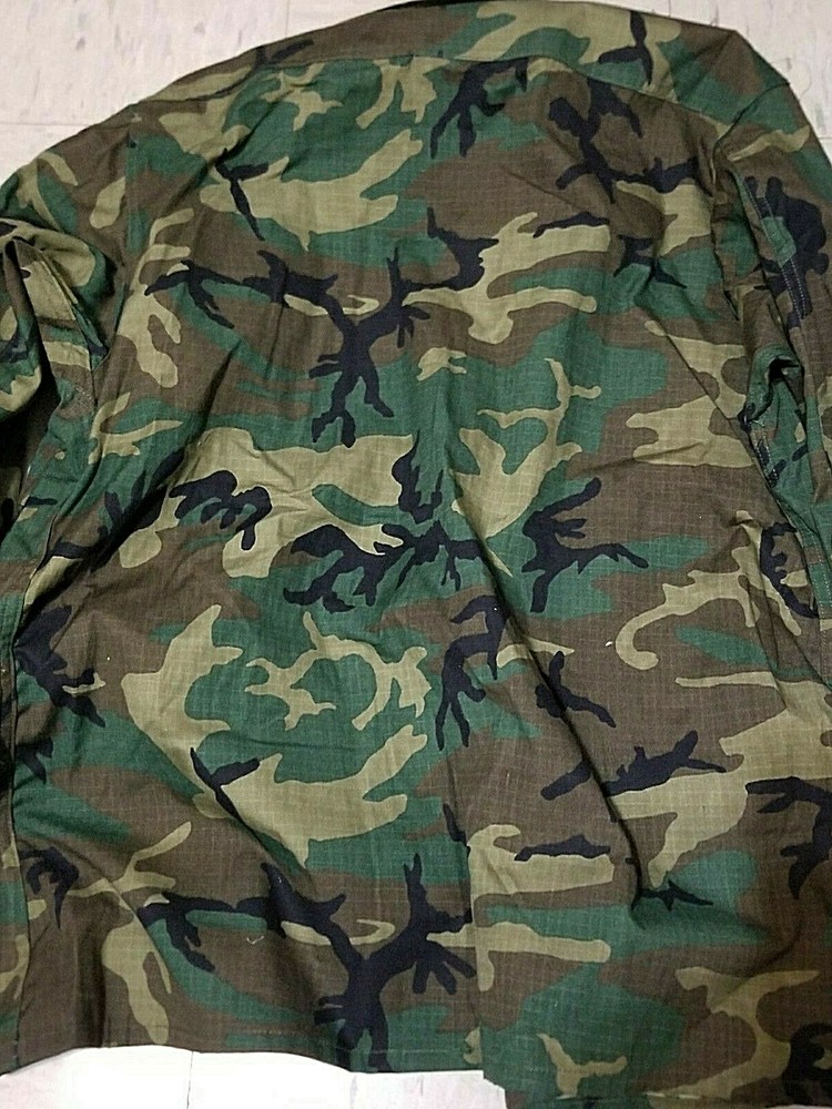 USGI BDU Jacket ERDL Pattern Mfg 1981 Vanderbilt Size Small Regular NOS