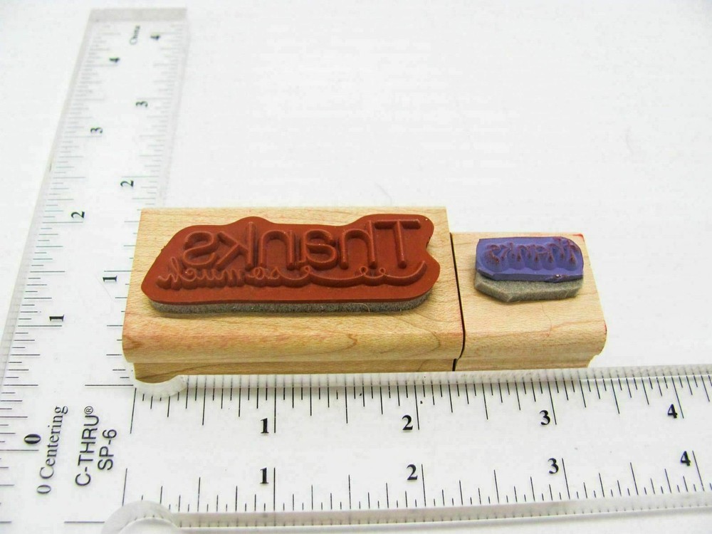 Thanks Rubber Stamp - Stamp Set A253